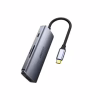 Концентратор Choetech USB-C 7-in-1 3хUSB 3.0+USB-C PD100W+HDMI 4K 30HZ+SD/TF USB3.1 (HUB-M19-GY) - Image 2