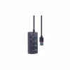 Концентратор Gembird 4 ports (1xUSB3.1+3xUSB2.0) switch black (UHB-U3P1U2P3P-01) - Image 4