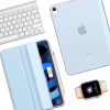 Чохол до планшета BeCover Tri Fold Hard Apple iPad Air 5 (2022) 10.9" Light Blue (709663) - Image 5