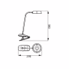 Настільна лампа Philips LED Reading Desk lamp Donutclip білий (929003179707) - Image 2