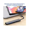 Концентратор Dynamode 7-in-1 USB-C to HDTV 4K/30Hz, 2хUSB3.0, RJ45, USB-C PD 100W, SD/MicroSD (BYL-2303) - Image 7