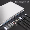 Порт-реплікатор Dynamode 11-in-1 USB-C to HDTV 4K/30Hz, VGA, 1хUSB3.0, RJ45, Type-C PD, Audio, SD/MicroSD (BYL-2003) - Image 8