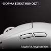 Мышка Logitech G Pro X Superlight 2 Lightspeed Wireless White (910-006638) - Image 2