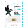 USB флеш накопитель Wibrand 64GB Hawk Gold USB 2.0 (WI2.0/HA64M1G) - Image 2