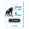 USB флеш накопитель Wibrand 4GB Panther Black USB 2.0 (WI2.0/PA4P2B) - Image 2