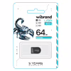 USB флеш накопитель Wibrand 64GB Scorpio Black USB 2.0 (WI2.0/SC64M3B) - Image 2