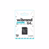Карта памяти Wibrand 64GB mictoSD class 10 UHS-I (WICDXU1/64GB-A) - Image 2