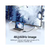 Концентратор VENTION USB 3.1 Type-C to HDMI 4K60Hz/USB 3.0х3/RJ45/PD 87W 6-in-1 Mirrored Surface (TFFHB) - Image 5
