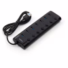 Концентратор Vinga USB3.0 to 7*USB3.0 1m cable with Switch and Power Adapter (VHA3A7B) - Image 4