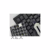 Наклейка на клавиатуру BestKey непрозрачная чорная, 76, желтый (BKU13YEL/012) - Image 2