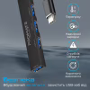 Концентратор Promate USB Hub 4 ports litehub-4.black (litehub-4.black) - Image 4