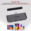 Концентратор Promate USB Hub 4 ports padhub-pro.grey (padhub-pro.grey) - Image 7