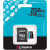 Карта пам'яті Kingston 256GB microSDXC сlass 10 UHS-I U3 V30 A2 Canvas Go Plus G4 (SDCG4/256GB) - Image 3