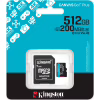 Карта памяти Kingston 512GB microSDXC сlass 10 UHS-I U3 V30 A2 Canvas Go Plus G4 (SDCG4/512GB) - Image 3