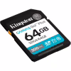 Карта пам'яті Kingston 64GB SDXC сlass 10 UHS-I U3 V30 Canvas Go Plus G4 (SDG4/64GB) - Image 2