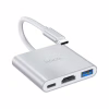 Концентратор HOCO USB-C to USB3.0+HDMI+PD HB14 Silver (6931474725790) - Image 4