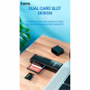 Зчитувач флеш-карт HOCO USB3.0 to microSD, microSDHC, microSDXC, SD, SDHC, SDXC, HB20 Black (6931474735218) - Image 6