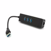Концентратор Voltronic USB 3.0 to 3xUSB + Ethernet black (YT-3H3+1) - Image 2