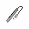 Концентратор HOCO USB to USB 3.0 + 3xUSB 2.0 metal gray (6931474765468) - Image 2