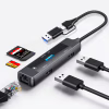 Концентратор XoKo USB-C 5-in-1 USB 3.0 + USB 2.0 + SD/TF + RJ45 100Mbps silver (XK-AC-350) - Image 10