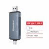 Зчитувач флеш-карт ColorWay USB 2.0/USB-C to CF/SD/MicroSD (CW-CR-01) - Image 4