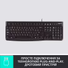 Клавіатура Logitech K120 Ukr (920-002643) - Image 4