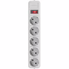 Сетевой фильтр питания Maxxter SPM5-G-15G grey, 4.5 м кабель, 5 розеток (SPM5-G-15G) - Image 4