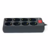 Мережевий фільтр живлення REAL-EL REAL-EL RS-8 PROTECT, 1.8m, black (EL122300021) - Image 5