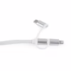 Дата кабель USB 2.0 AM to Lightning + Micro 5P + USB-C 1.0m Cablexpert (CC-USB2-AMLM32-1M-W) - Image 3