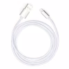Дата кабель USB 2.0 AM to Lightning 1m nylon silver Vinga (VCPDCLNB1S) - Image 5