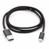 Дата кабель USB 2.0 AM to Lightning 1m LED black Vinga (VCPDCLLED1BK) - Image 2