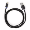 Дата кабель USB 2.0 AM to Lightning 1m LED black Vinga (VCPDCLLED1BK) - Image 3