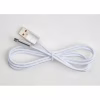 Дата кабель USB 2.0 AM to Micro 5P 1m LED silver Vinga (VCPDCMLED1S) - Image 3