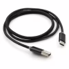 Дата кабель USB 2.0 AM to USB-C 1.0m LED black Vinga (VCPDCTCLED1BK) - Image 2