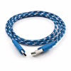 Дата кабель USB 2.0 AM to USB-C 1.0m 2color nylon blue Vinga (VCPDCTCNB31B) - Image 2