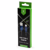 Дата кабель USB 2.0 AM to USB-C 1.0m 2color nylon blue Vinga (VCPDCTCNB31B) - Image 4