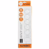 Сетевой фильтр питания Patron 1 m3*1mm2 (SP-1053U) 5 розеток BLACK (EXT-PN-SP-1053U) - Image 2
