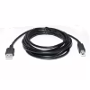 Кабель для принтера USB 2.0 AM/BM 2.0m Pro black REAL-EL (EL123500026) - Image 2