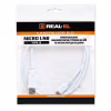 Дата кабель USB 2.0 AM to Micro 5P 0.6m Pro white REAL-EL (EL123500022) - Image 2