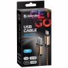 Дата кабель USB 2.0 AM to Micro 5P 1.0m USB08-03T gold Defender (87800) - Image 3
