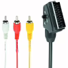 Кабель мультимедійний SCART M to 3xRCA M 1.8m Cablexpert (CCV-519-001) - Image 2