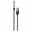 Дата кабель USB 2.0 AM to Lightning + Micro 5P + USB-C 1.0m Magnet only charge ColorWay (CW-CBUU020-BK) - Image 2