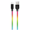 Дата кабель USB 2.0 AM to Lightning 1.0m multicolor ColorWay (CW-CBUL016-MC) - Image 2