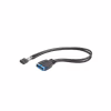 Кабель для передачи данных USB 2.0 to USB 3.0 0.15m Cablexpert (CC-U3U2-01) - Image 2