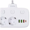 Сетевой фильтр питания ColorWay 4 розетки/4USB White 1.8м (1QC3.0 + 3 AUTO ID) (CW-CHU44QW) - Image 4