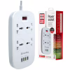 Мережевий фільтр живлення ColorWay 4 розетки/4USB White 1.8м (1QC3.0 + 3 AUTO ID) (CW-CHU44QW) - Image 6
