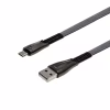 Дата кабель USB 2.0 AM to Micro 5P 1.0m black Grand-X (FM09) - Image 2