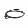 Дата кабель USB 2.0 AM/AF 0.75m Cablexpert (CC-USB2-AMAF-75CM/300-BK) - Image 3