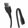 Дата кабель USB 2.0 AM to Lightning 1.0m led black ColorWay (CW-CBUL034-BK) - Image 3