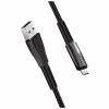 Дата кабель USB 2.0 AM to Micro 5P 1.0m zinc alloy + led black ColorWay (CW-CBUM035-BK) - Image 5